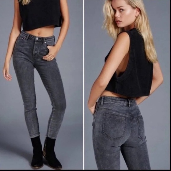 Free People Skinny BLUE Jeans Style 61855-16515125 Size 24 - Picture 1 of 6